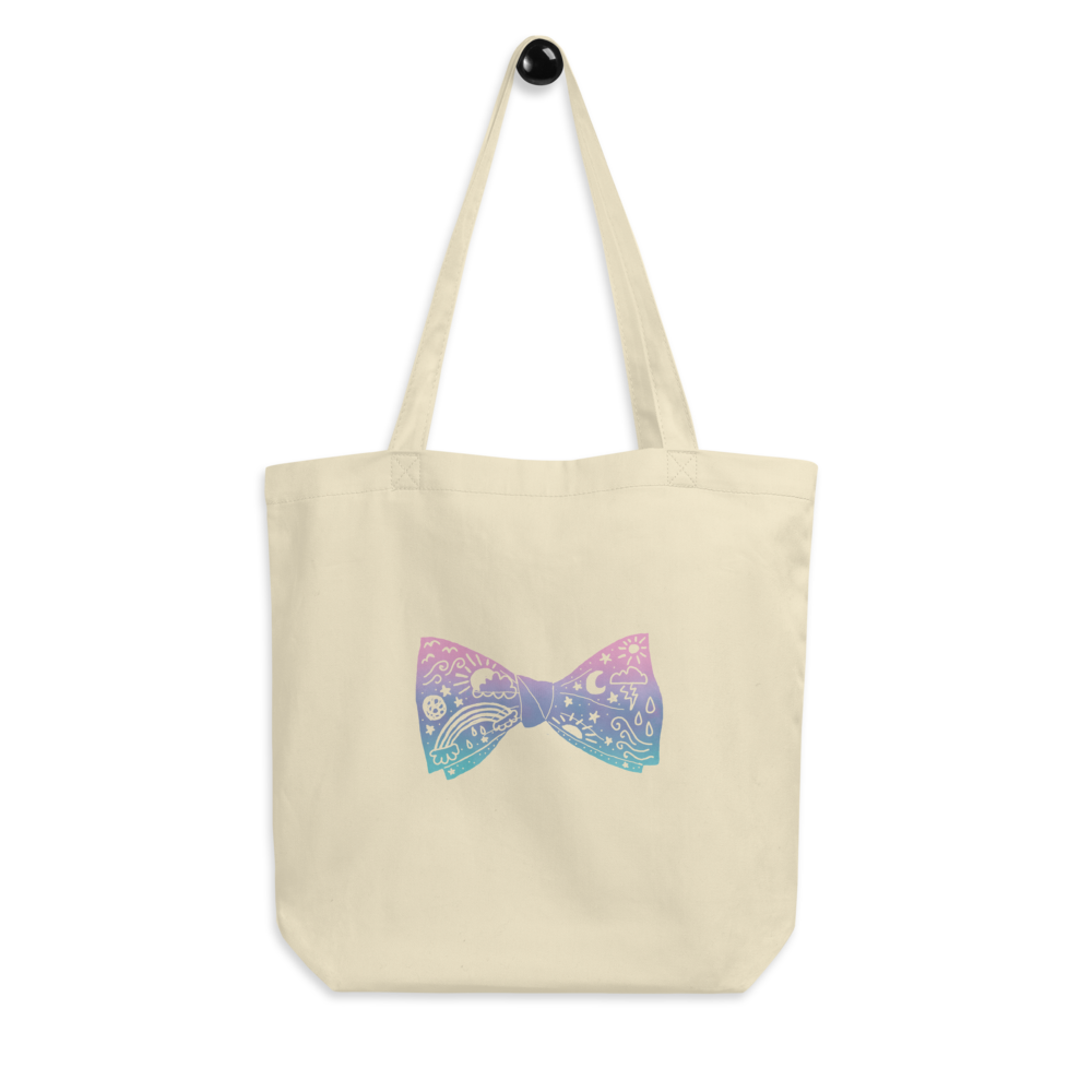 Astral Bow Tie Eco Tote Bag