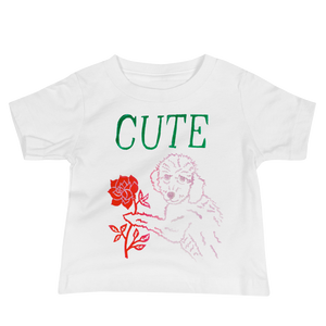 I Think You're Cute Baby Short Sleeve Tee