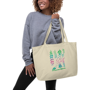 The Littlest Birds Sing Large Eco Tote Bag