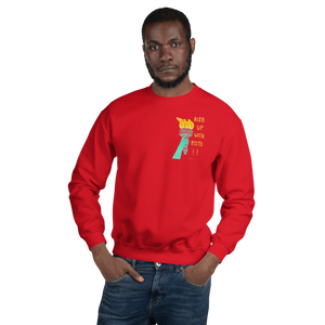 Rise Up With Fists!! Adult Sweatshirt
