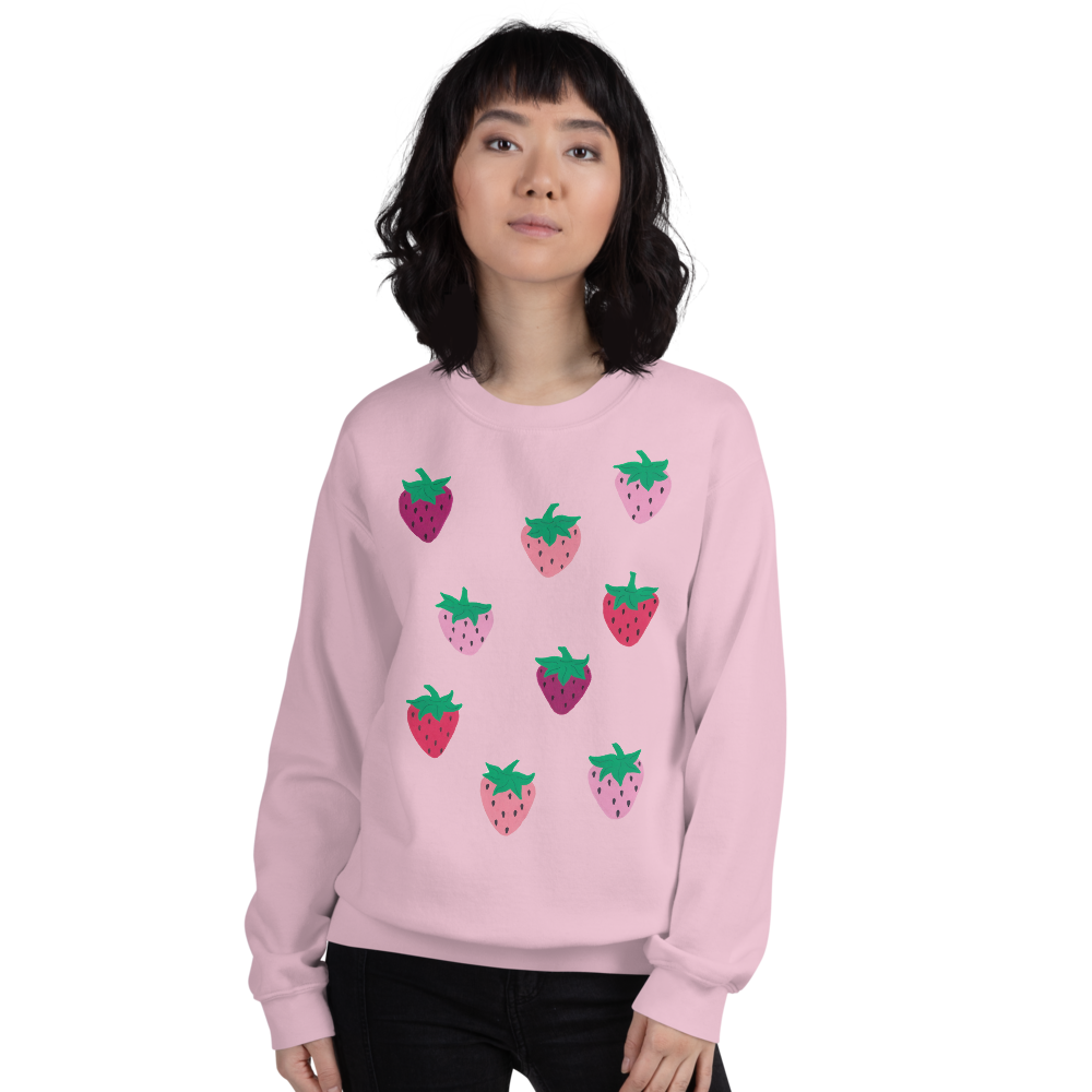 Strawberry Patch Adult Sweatshirt