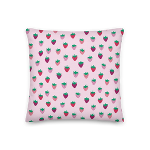 Strawberry Patch Premium Pillow