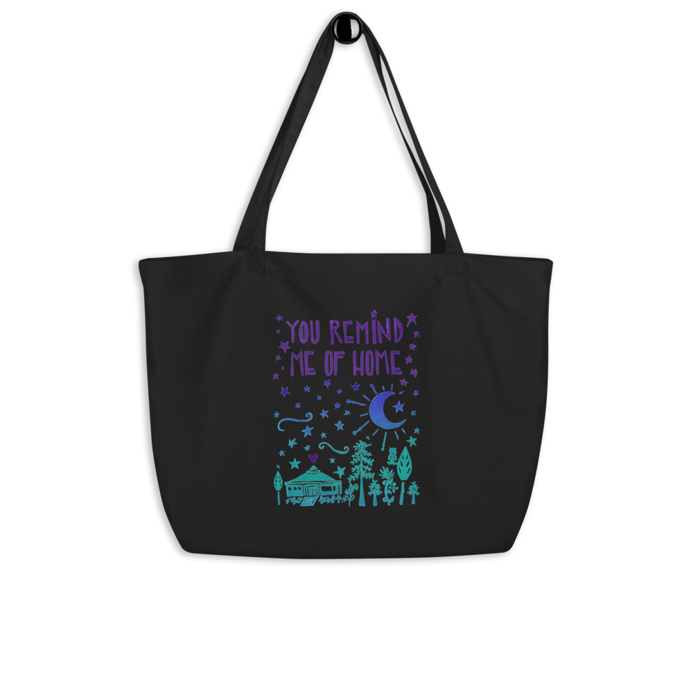 You Remind Me Of Home Large Eco Tote bag