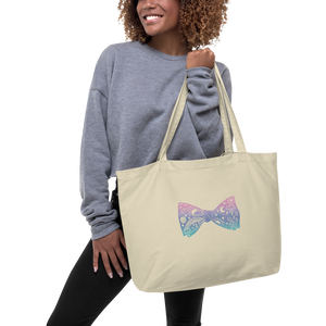 Astral Bow Tie Large Eco Tote