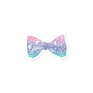Astral Bow Tie Bubble-free Stickers