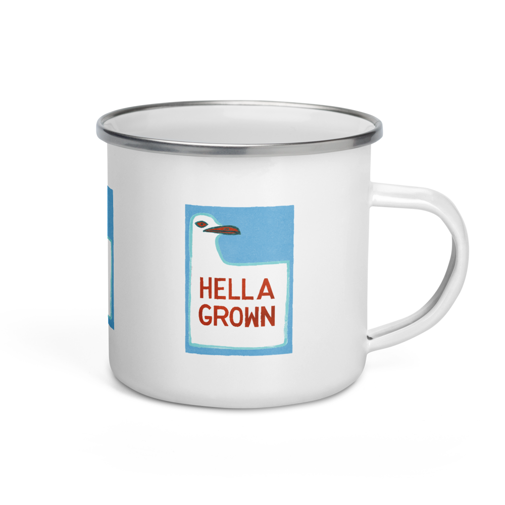 Hella Grown Enamel Mug