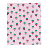 Strawberry Patch Throw Blanket