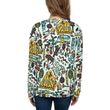 Whimsical Wilderness Pattern Sweatshirt