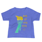 Rise Up With Fists!! Baby Short Sleeve Tee