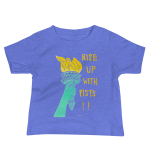 Rise Up With Fists!! Baby Short Sleeve Tee