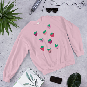 Strawberry Patch Adult Sweatshirt