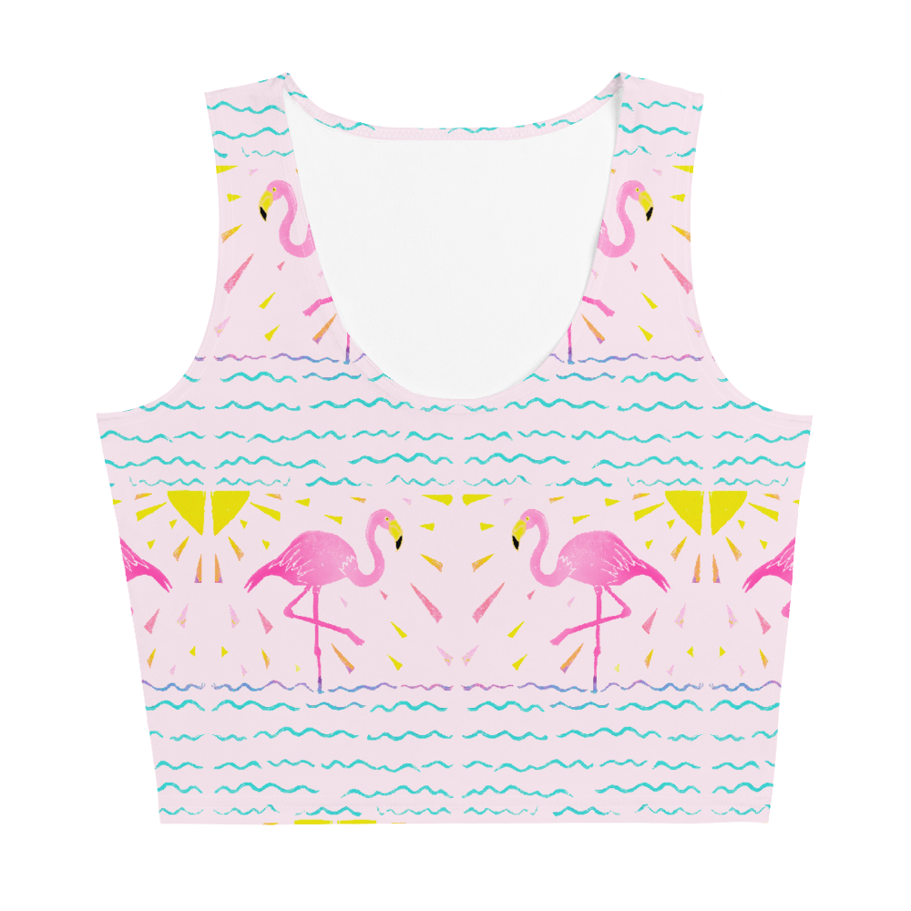 Flamingo Rays Crop Top