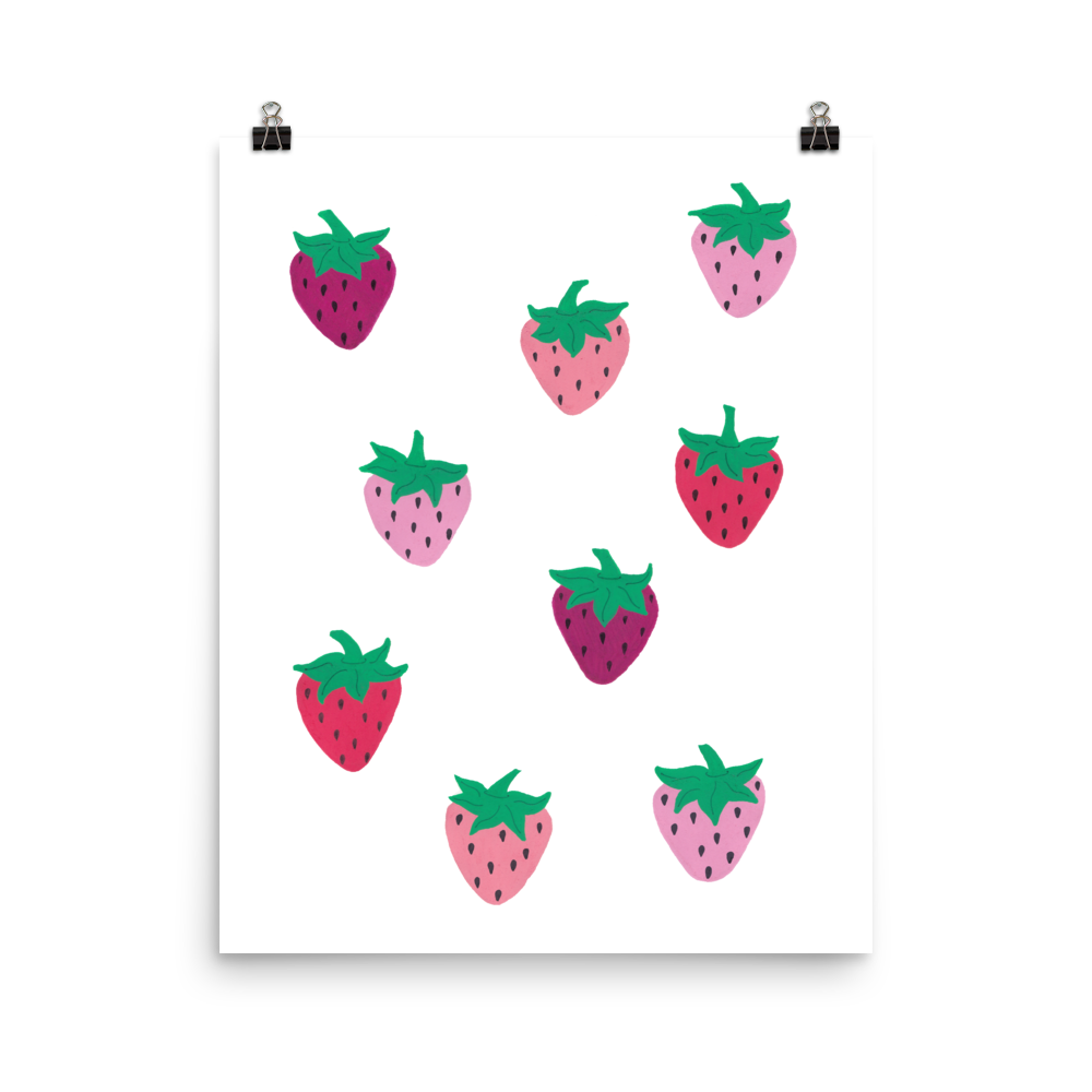 Strawberry Patch Art Prints