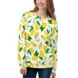 Citrus Blossom Pattern Sweatshirt