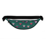 Green Strawberry Patch Fanny Pack
