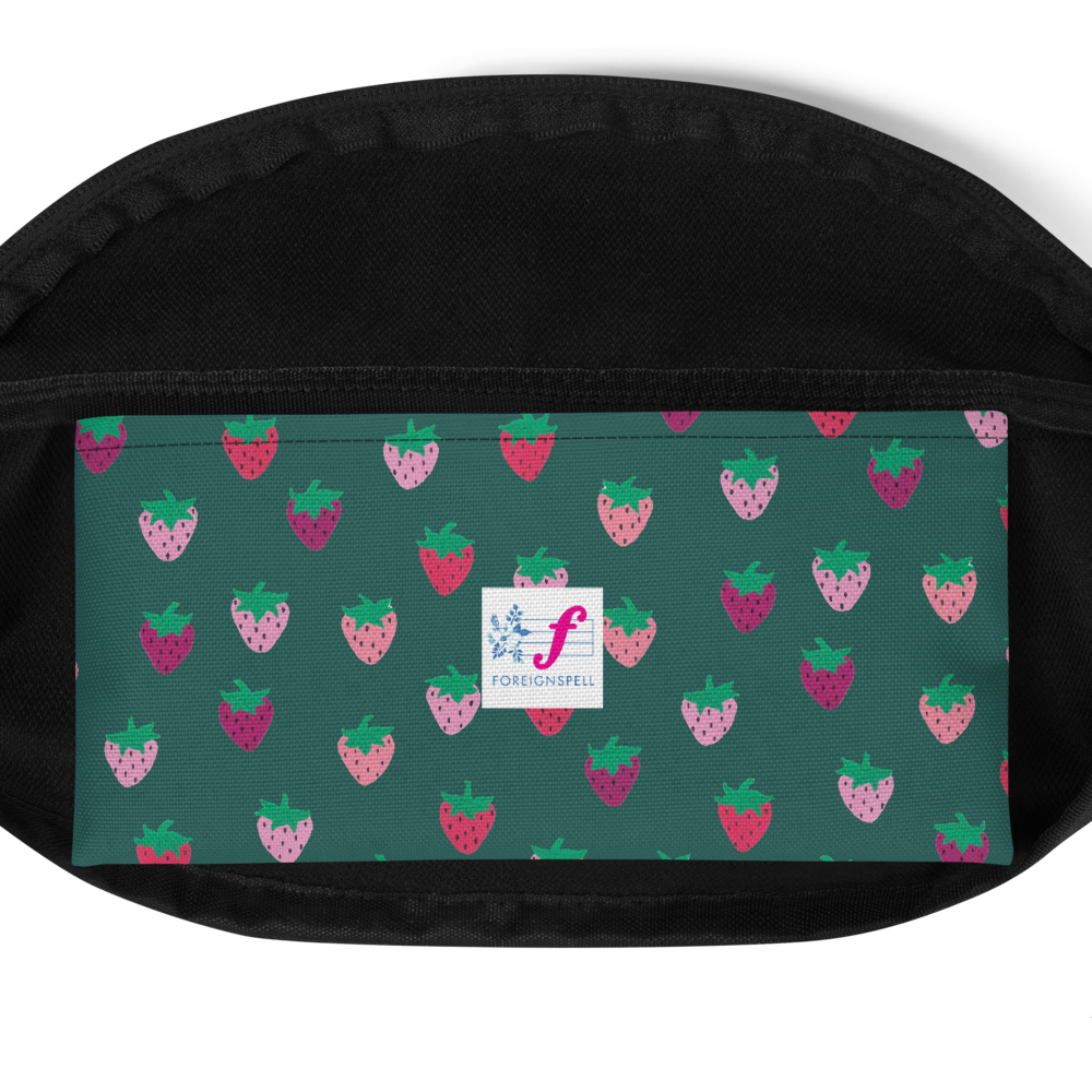 Pink Strawberry Patch Fanny Pack