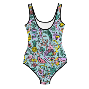 Tropical Fantasies Youth Swimsuit