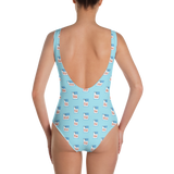 Hella Grown Highway Signs One-Piece Swimsuit