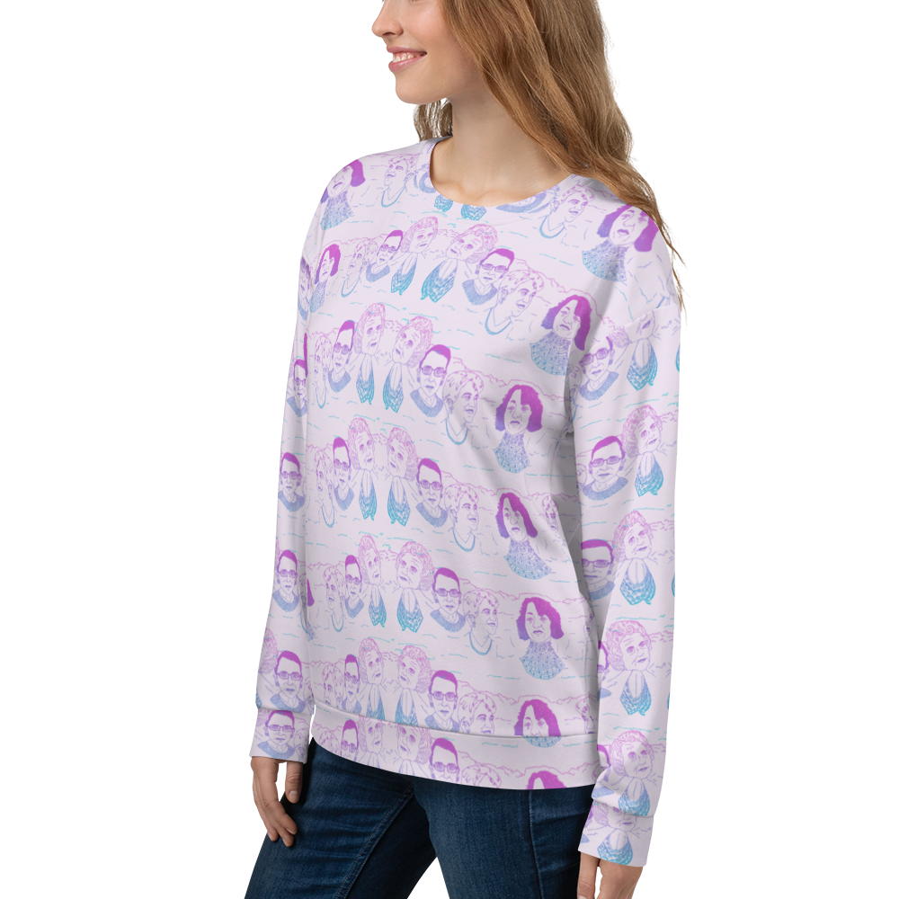 Mount Bushmore Pattern Sweatshirt