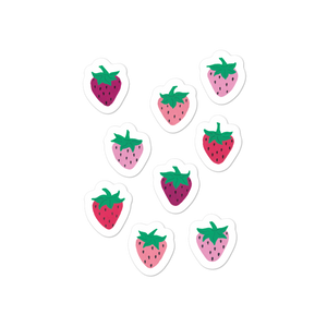 Strawberry Patch Bubble-free Sticker Set