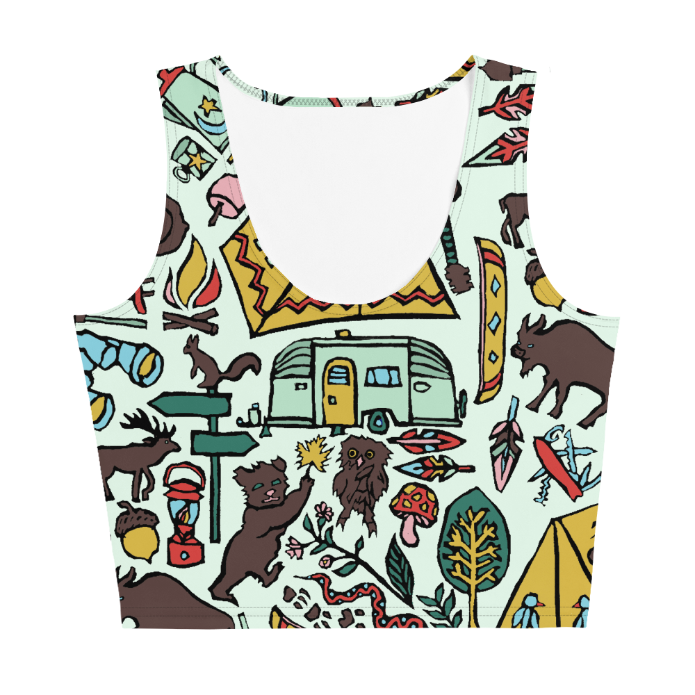 Whimsical Wilderness Crop Top