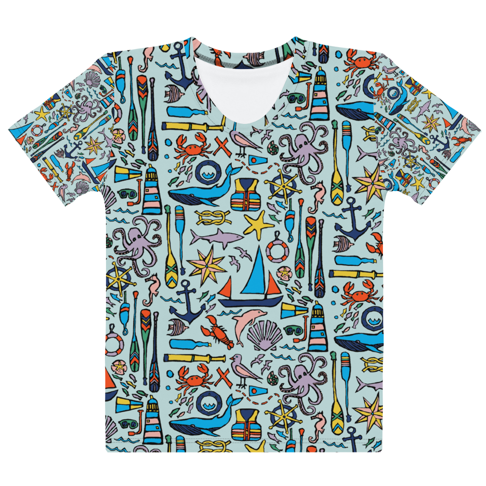 Nautical Drifts Adult T-Shirt