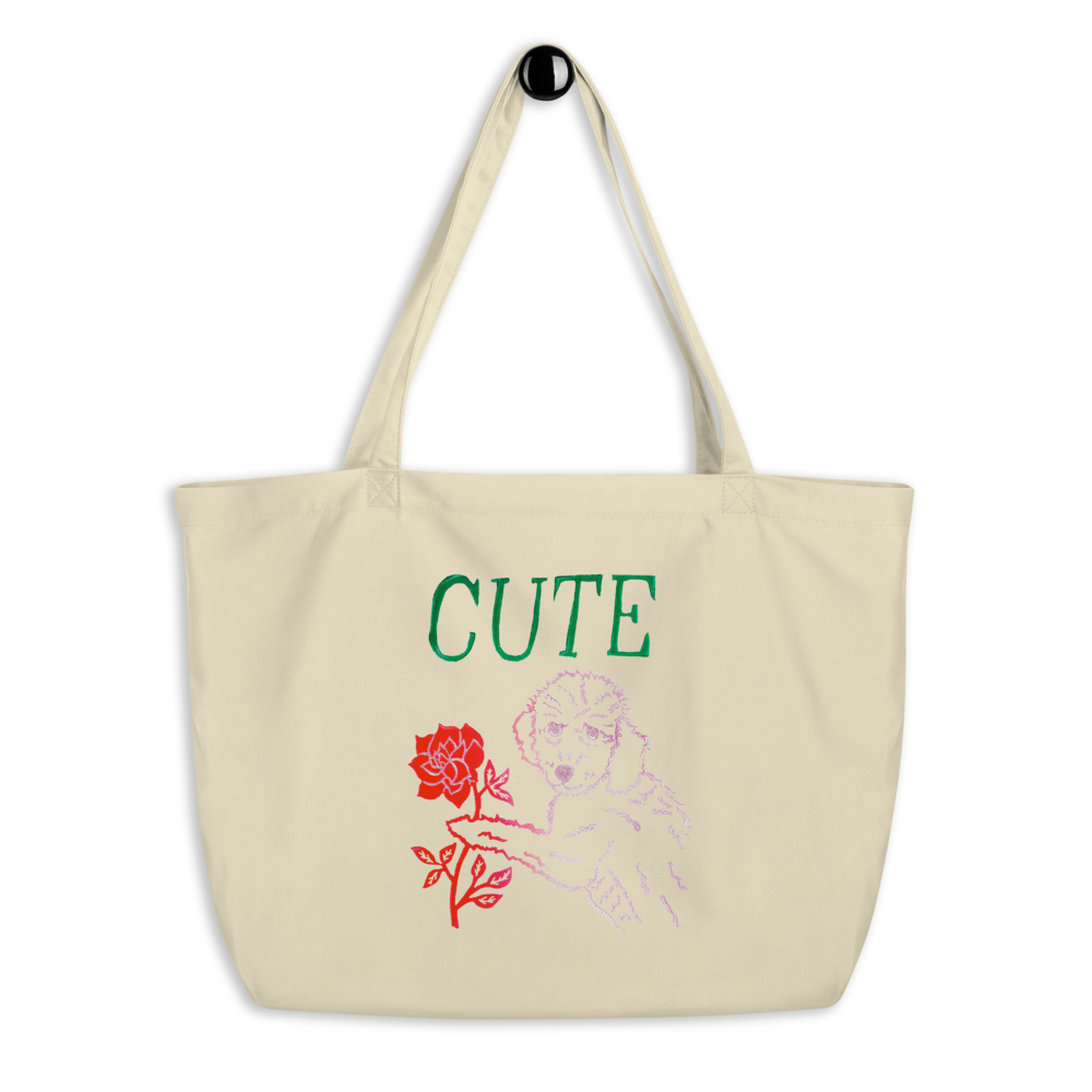 I Think You're Cute Large Eco Tote Bag